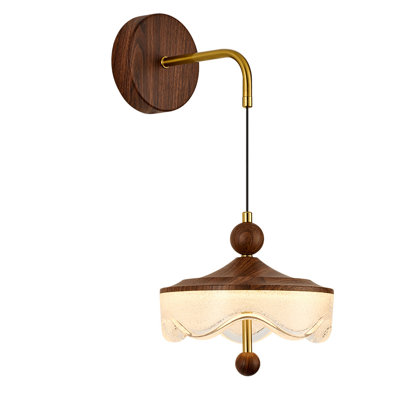 Medieval estilo dormitorio cabecera lámpara de pared sala de estar lámpara de pasillo 2026 nuevo estilo americano retro creativo cabecera lámpara L669