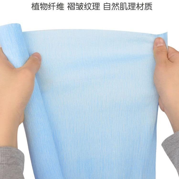 컬러 두껍게 칠해진 크레이프 종이 컬링 종이 유치원 플리츠 꽃 예술 장미 카네이션 꽃다발 소재 패키지