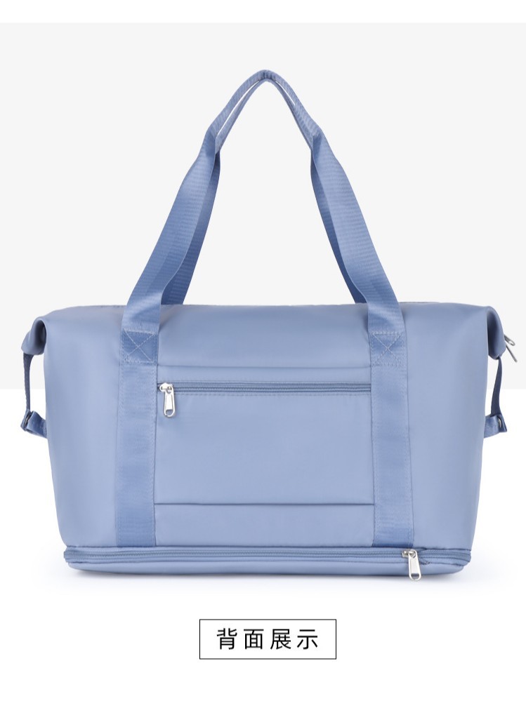 Bolsa de viaje plegable de gran capacidad separación seca y húmeda para nadar bolsa de yoga para estudiantes bolsa de viaje de viaje corto