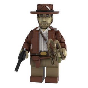Cross-Border Building Blocks Moc-166059 Movie Character Jones Giant Assembly Model 2722 Parts Toys