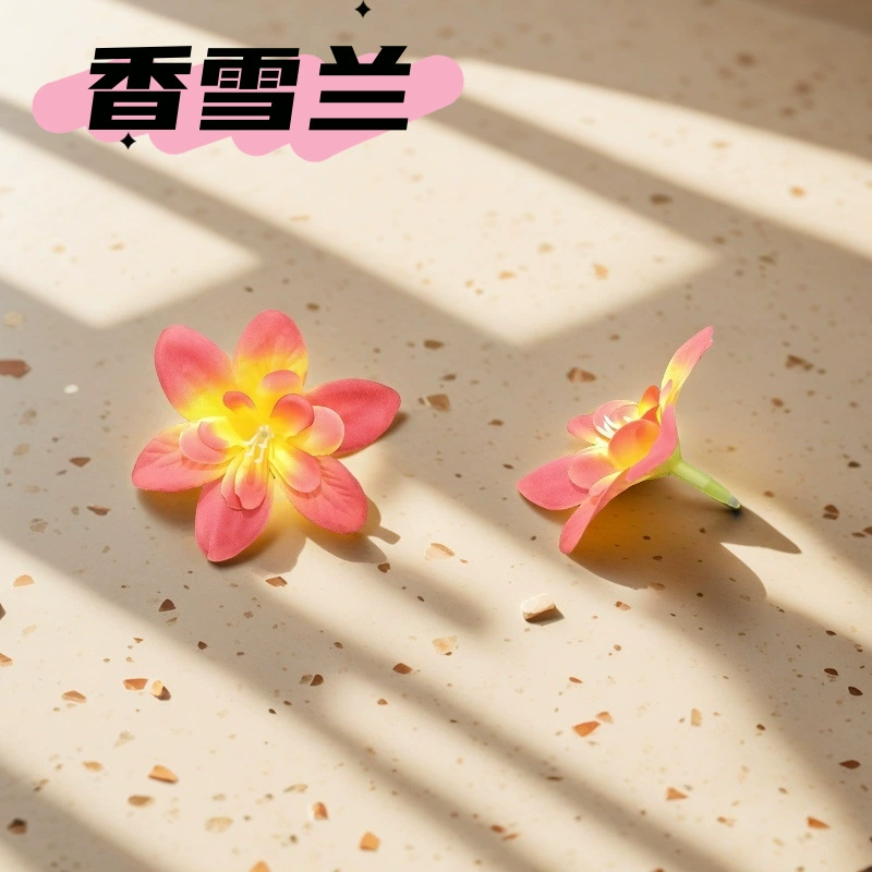 Искусственные цветы (снежная орхидея) — головки цветов напрямую от производителя для оформления уличных пространств, создания цветочных арок, декора мебели.