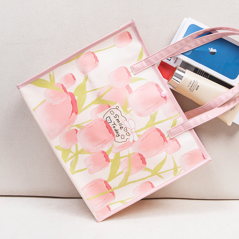 Spot PVC Handbag Tulip Hand Gift Bag Christmas Gift Bag Beach Bag Waterproof Bag Hand Buckle Gift Spot PVC Handbag Tulip Hand Gift Bag Christmas Gift Bag Beach Bag Waterproof Bag Hand Buckle Gift