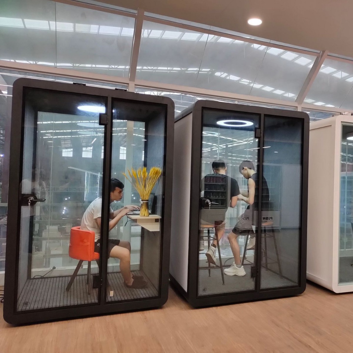 静音舱办公电话亭移动隔音舱静音室洽谈室个人工作间网红直播舱