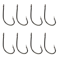 Bass fishing lures and hooks wholesale large-eyed mouth hook 4#-12# single hook sharp barbed hook hook