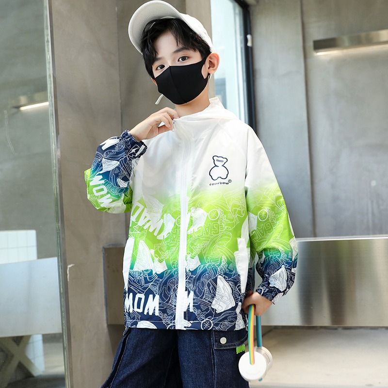 童装男童夏装防晒衣外套2025新款儿童夏季防晒服薄款中大童夏款潮