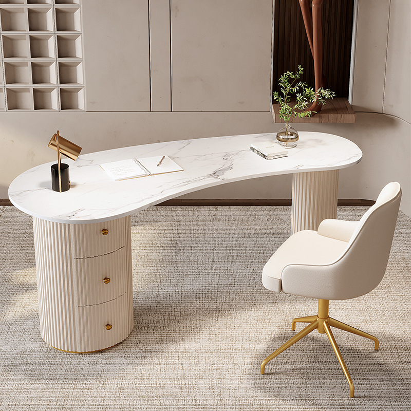 Luxury and affordable influencer beauty salon medical beauty consultation room reception desk chairs consultant room negotiation rockboard computer desk meeting office