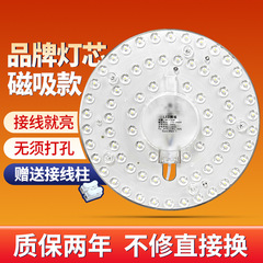 天井照明用LEDランプディスク、磁気式改造ランプボード、円形光源モジュール、24W36W、白色光交換