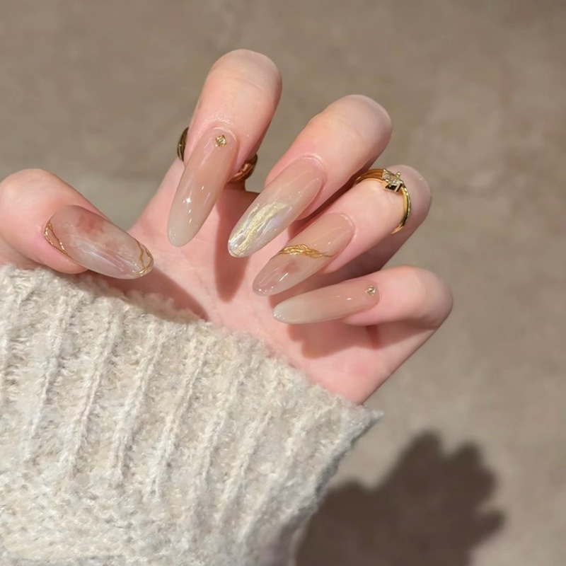 【Silk Night Color】New Luxurious Handmade Wearable Nails, Enhances Skin Tone, High-End Feel, Purely Handmade Wearable Nail Stickers 【Silk Night Color】New Luxurious Handmade Wearable Nails, Enhances Skin Tone, High-End Feel, Purely Handmade Wearable Nail Stickers