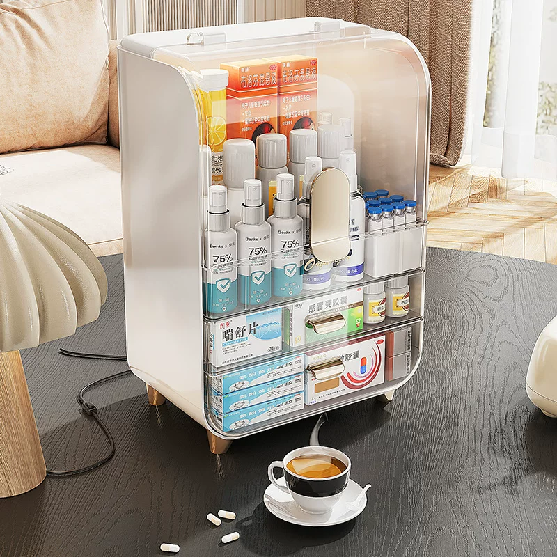 New Pharmacy Pharmaceutical Pharmaceutical Box Household Large -capacity Multi -layer Pharmaceutical Medical Drug Storage Box Classification Box