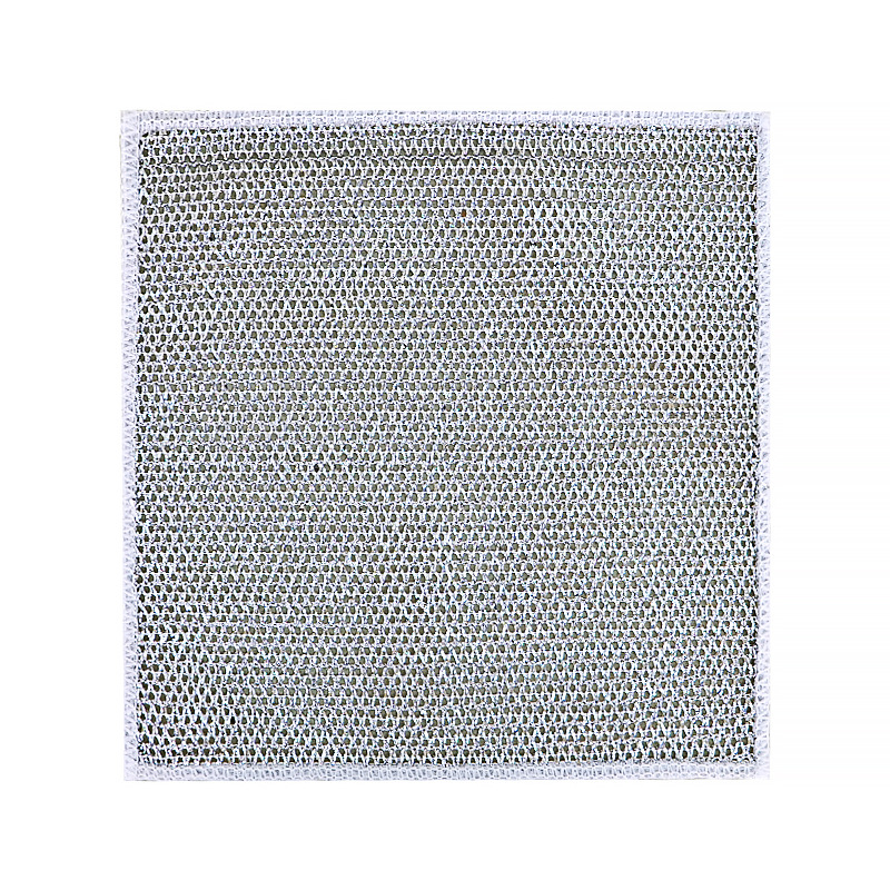 De una sola cara de alambre de plata paño antiadherente aceite lavavajillas paño de alambre de acero en lugar de bola de acero toalla de lavado tazón de lavado olla cocina estufa