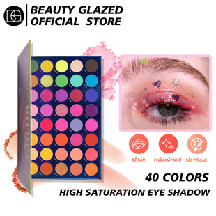 BEAUTY GLAZED 40 color guitar eye shadow pearlescent mashed potato eye shadow stage makeup cos makeup internet red eye shadow