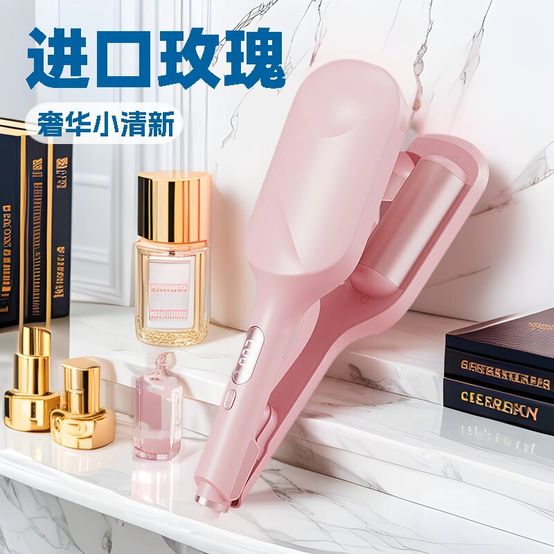 国境を越えた新製品 40MM ラージエッグロールスティック ディープUヘアカーラー マイナスイオンヘアカーラー LCDヘアカーリングスティック スプリントヘアカーリング|undefined