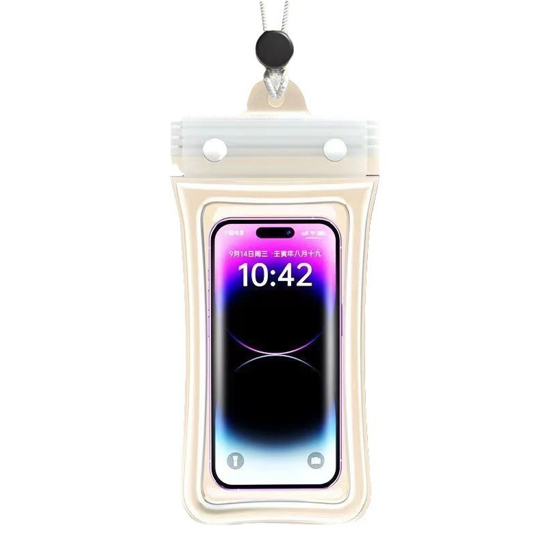 70% off 携帯電話防水バッグエアバッグ水泳温泉密封された保護カバー防水携帯電話バッグダイビングカバータッチスクリーン|undefined