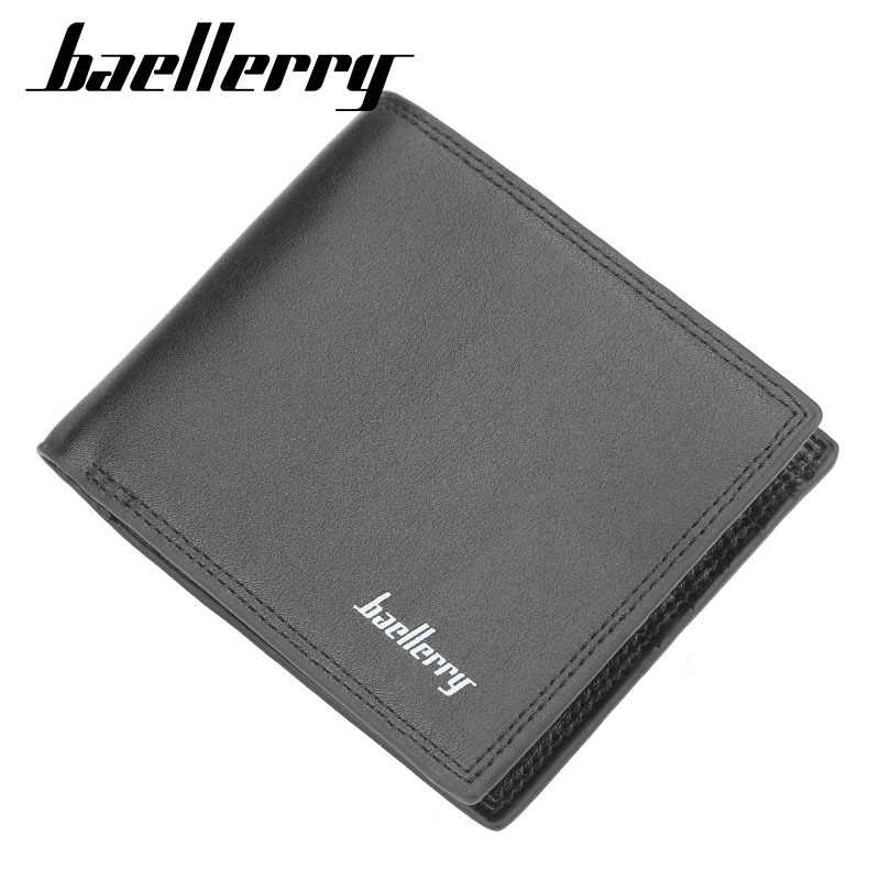 short casual wallet made of soft leather