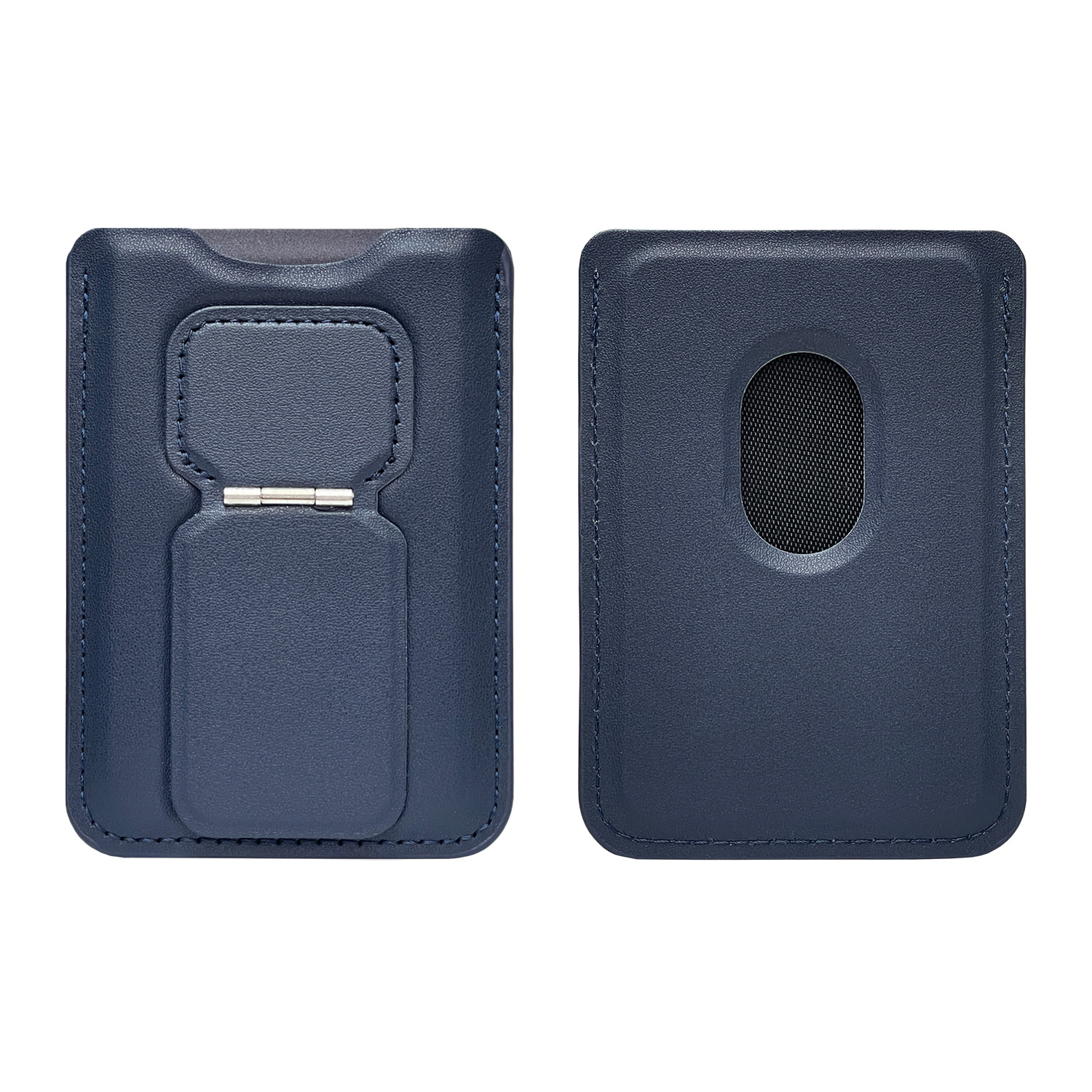 Suministro directo de fábrica super fuerte magnético doble fila imán teléfono móvil titular de la tarjeta de escritorio plegable soporte magnético