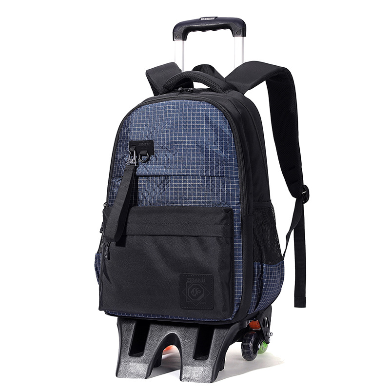 Peces naturales nueva escuela primaria estudiante mochila 3-6 Grado de gran capacidad desmontable escalera de entrega mochila