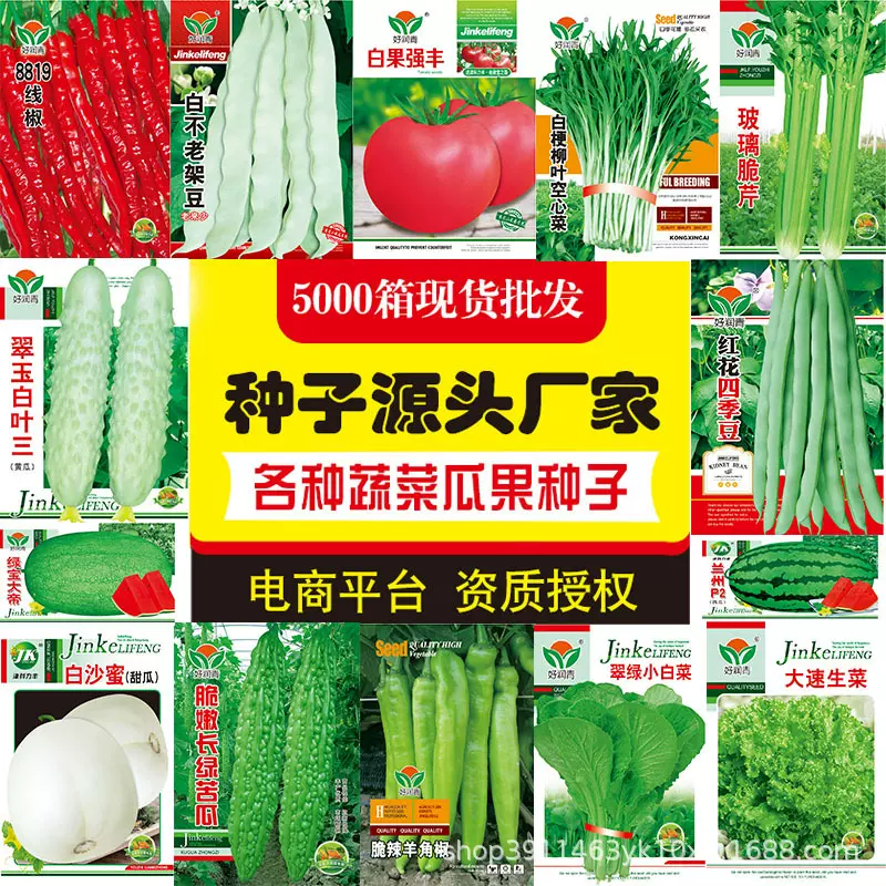 เมล็ดพันธุ์ผัก เมล็ดผักสวนครัว เมล็ดผลไม้