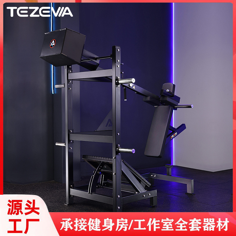 Multifuncional péndulo tipo entrenador de cuclillas músculo de pierna comercial máquina de cuclillas de entrenamiento de piernas equipo completo de entrenamiento de cadera