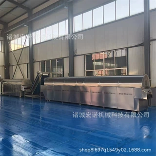 腰果核桃仁连续式炒货机 全自动电磁炒货流水线 杏仁榛子炒制设备