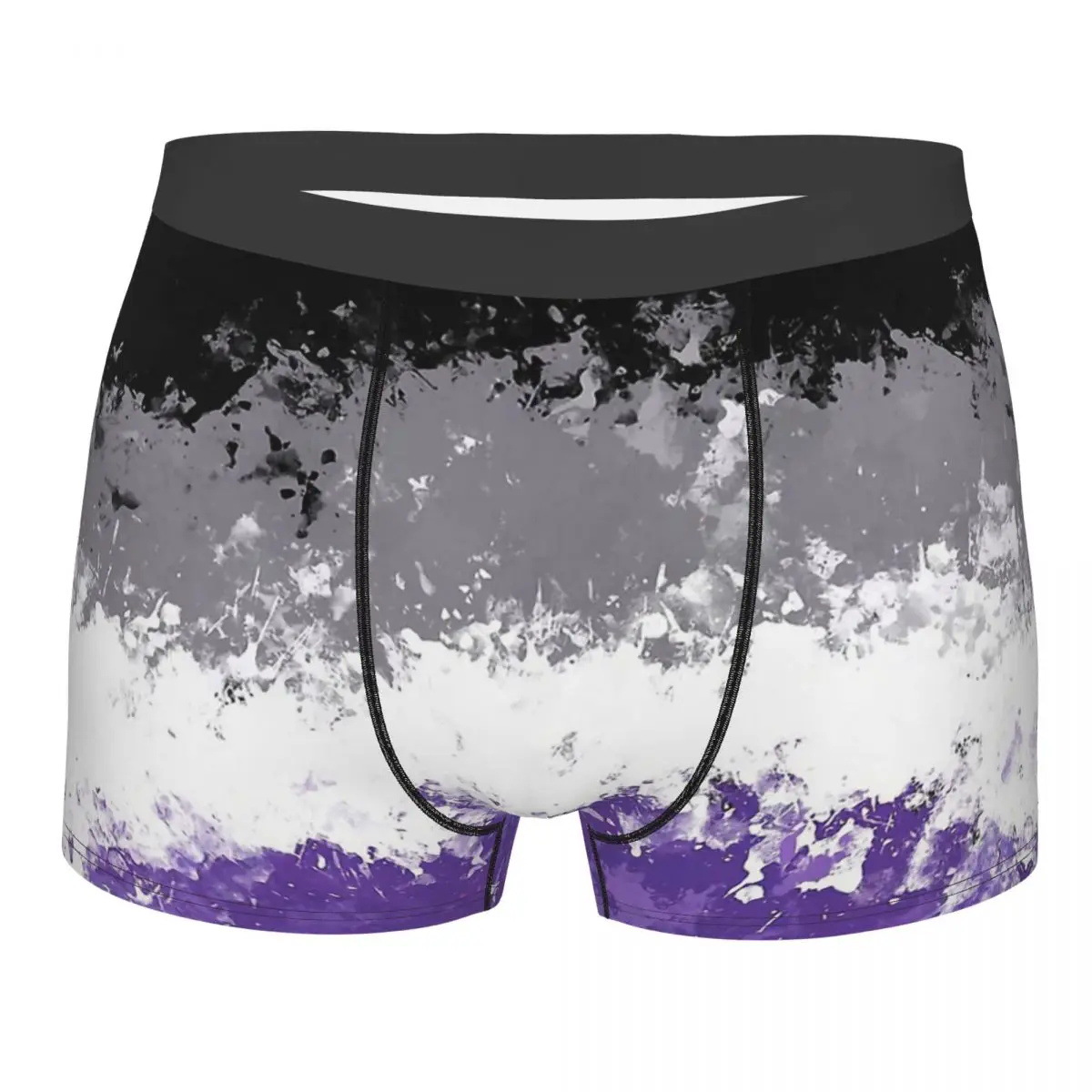 Venta rápida transfronteriza venta caliente 3D transpirable ropa interior casual para hombres color arco iris bóxer pantalones cortos para hombres MP01