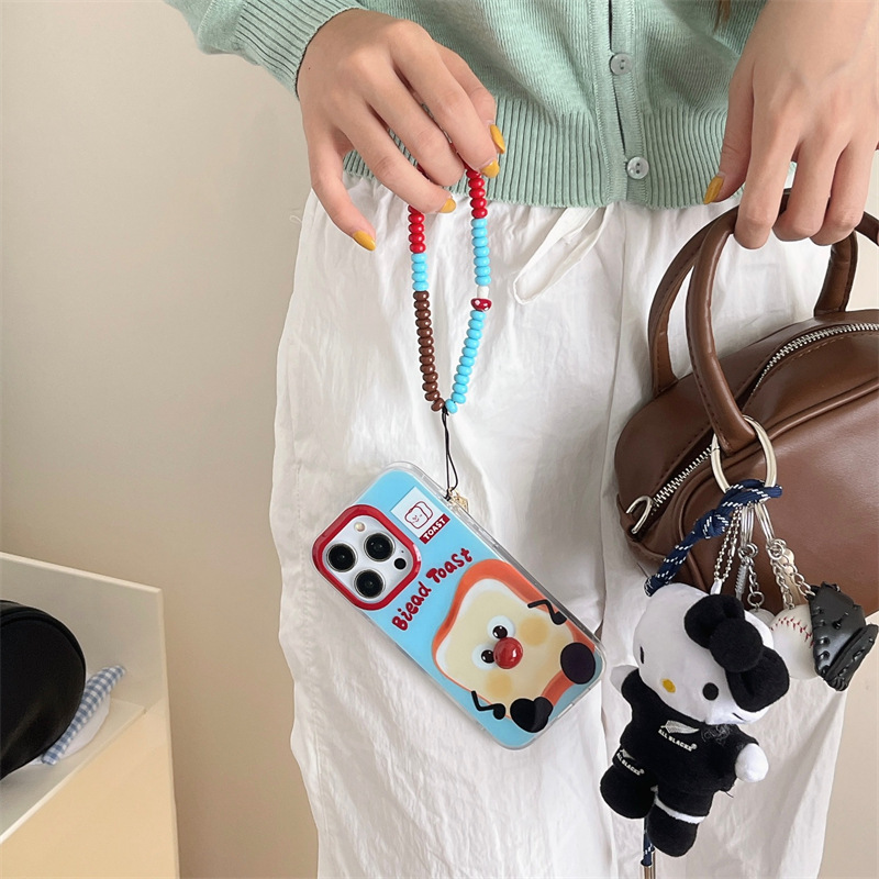 Divertido y lindo brindis de nariz tridimensional para iPhone 16ProMax funda para teléfono móvil 13 Apple 14 femenino 15 cadena