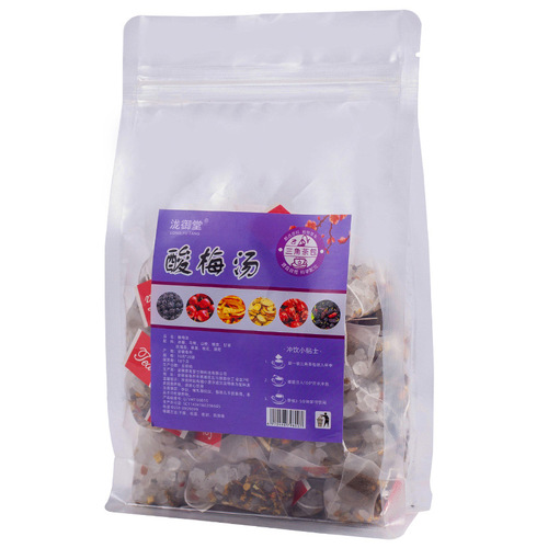 Triangular bag old Beijing sour plum soup wholesale raw material package no-cook sour plum soup summer drink cold drink sour plum soup tea bag