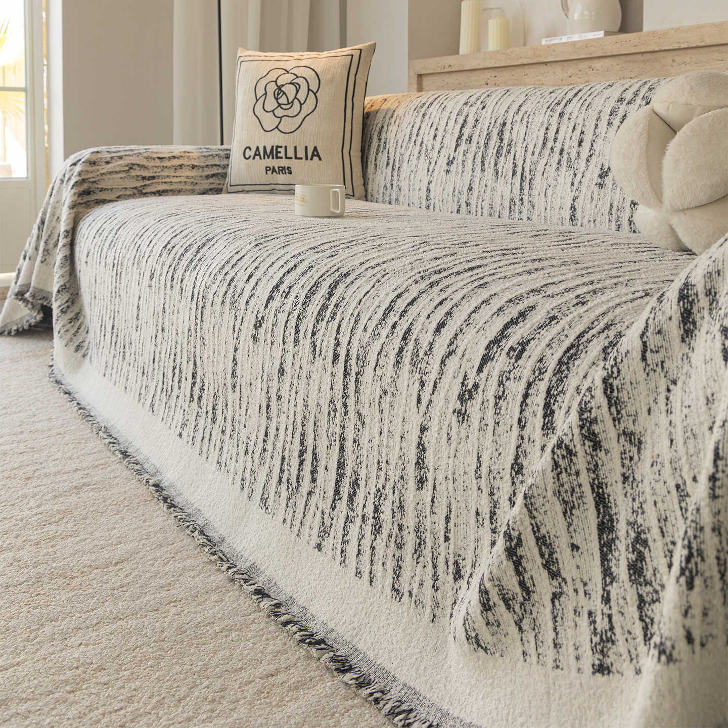 Una toalla de sofá antideslizante, cubierta de sofá, toalla de cubierta de sofá