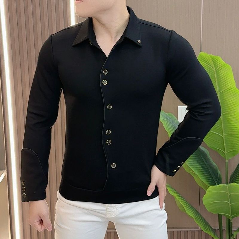 立襟氷糸半袖tシャツ男性青年潮牌半ファスナーが冷えています。|undefined