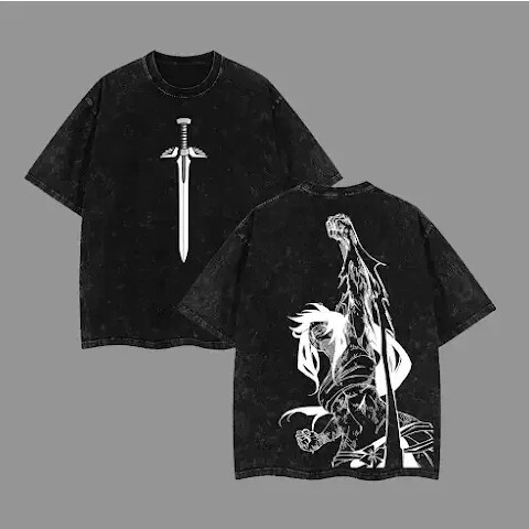 Japanese Popular Anime Bleach T-Shirt Pure Cotton Washed Vintage Fashion Comfortable Unisex Short-Sleeve T-Shirt Men's Short-Sleeve T-Shirt Japanese Popular Anime Bleach T-Shirt Pure Cotton Washed Vintage Fashion Comfortable Unisex Short-Sleeve T-Shirt Men's Short-Sleeve T-Shirt