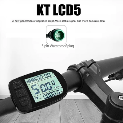 Kuantum KT-LCD5 LCD sayğac/suya davamlı konnektor ilə velosiped modifikasiyası