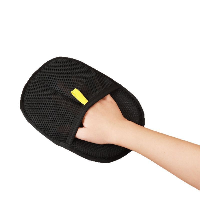Venta directa de fábrica de guantes de depilación electrostáticos para mascotas, cepillo bidireccional, guantes de cepillo de depilación, limpiador de pelo para mascotas