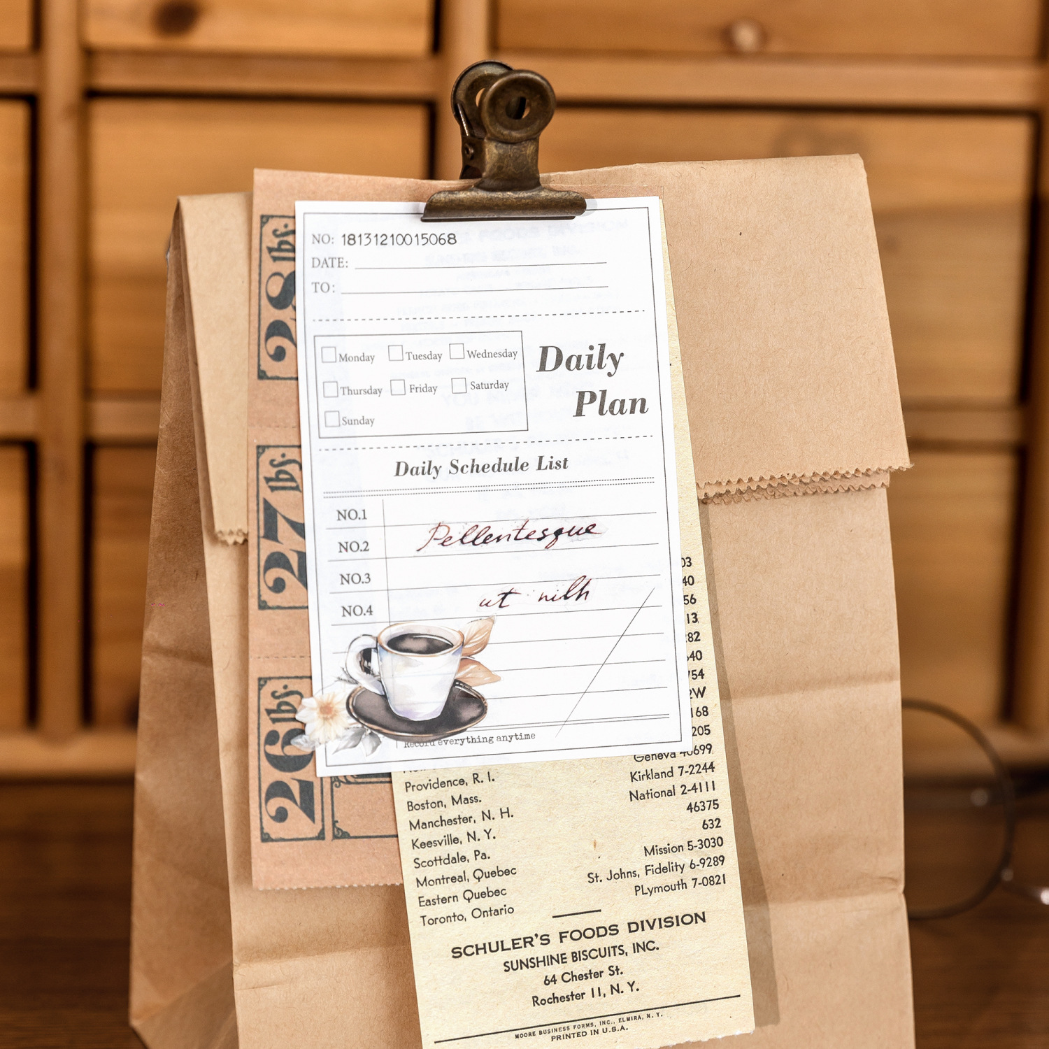 Poesía de azúcar papel kraft libro de notas de la serie de teatro de años retrógrado mensaje simple papel de notas de cuentas de mano