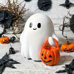 クロスボーダーハロウィン小さなゴースト装飾品クリエイティブホームデコレーションかわいいゴーストデスクトップ装飾品樹脂工芸品