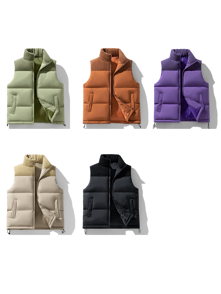 Chaqueta sin mangas al aire libre herramientas de algodón intercalado transfronterizo chaleco de invierno camisa de hombro chaleco de algodón hombre personalizado