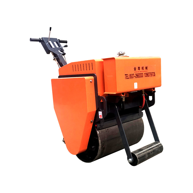 沟槽一轮迷你压实机手推式双轮回填土压实机道路震动压路机