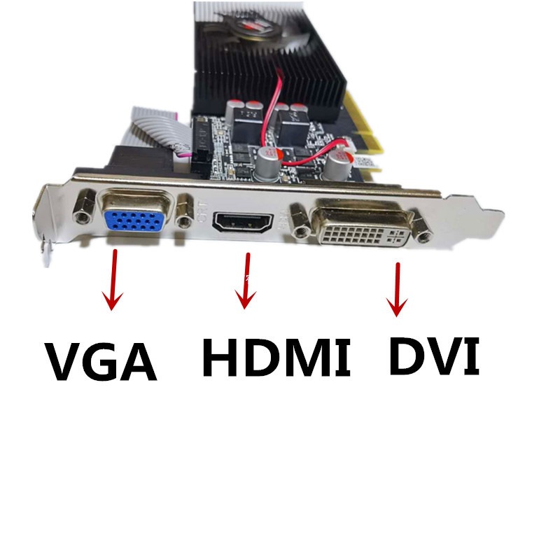 全新 R7 240 2G半高刀卡小机箱一体机高清独立游戏电脑显卡4K双屏