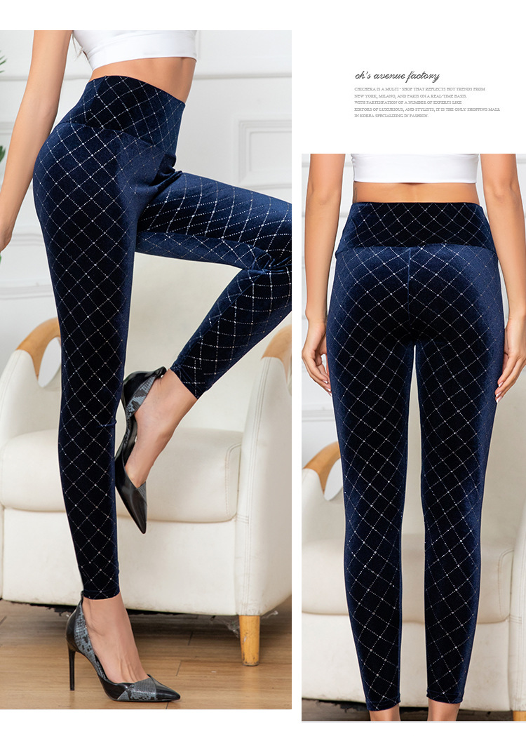 Casual nauwsluitende legging voor dames, joggingbroek met negen pijpen, hoge taille, yogabroek_voghion.com