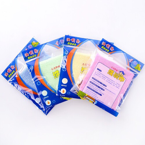 Oily proof thick dishwashing cloth, genuine wood fiber kitchen rag, non-stick dishwashing cloth, cleaning abrasive pad