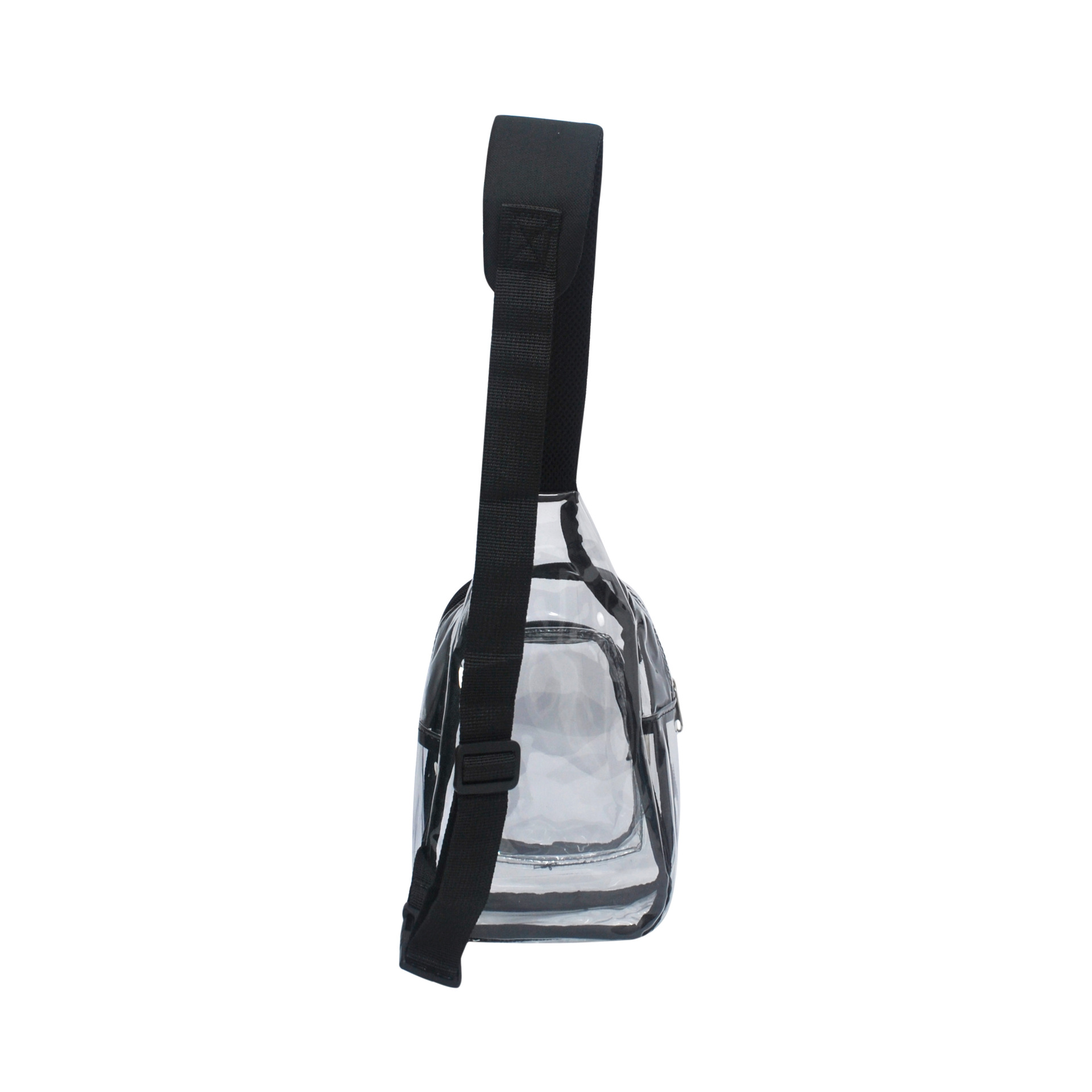 Amazon transfronteriza PVC transparente hombro mochila de viaje al aire libre Estadio visual bolsa de hombro bolsa de mensajero