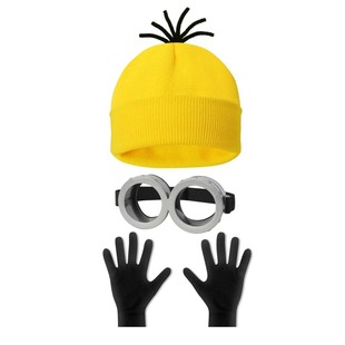 Minions Glasses Despicable Me Minions Hat Halloween Cos Cosplay Props