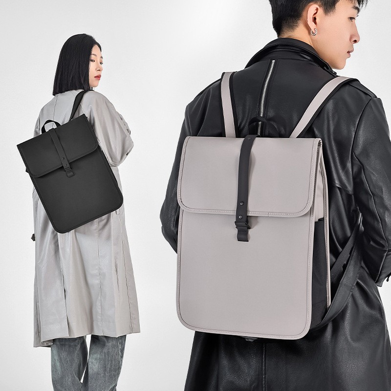 Mochila de negocios de alta gama Mochila de viaje de ocio de lujo simple y ligera Mochila de computadora para hombre de viaje al aire libre de gran capacidad