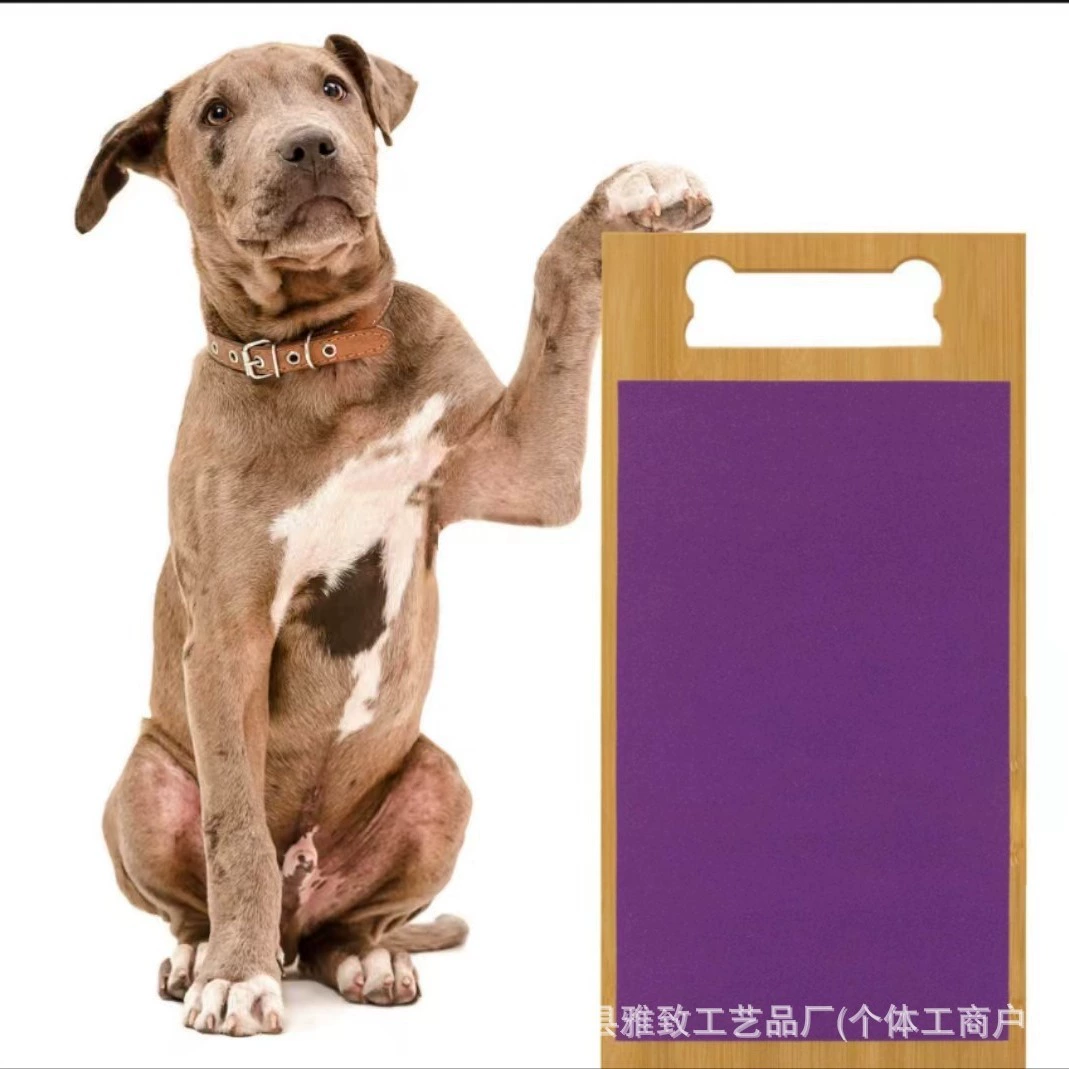 Бамбуковое дерево домашнее животное собака ногти скребок деревянная игрушка для домашних животных Сцепление складная собачья нога пилочка скребок