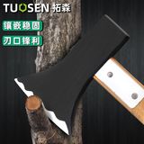 拓森 Аппаратный инструмент Деревянный Рукокат Деревянный Ручка, Деревянный топор, регистрация открытого топора дикого лагеря на открытом воздухе, чтобы разрезать дрова