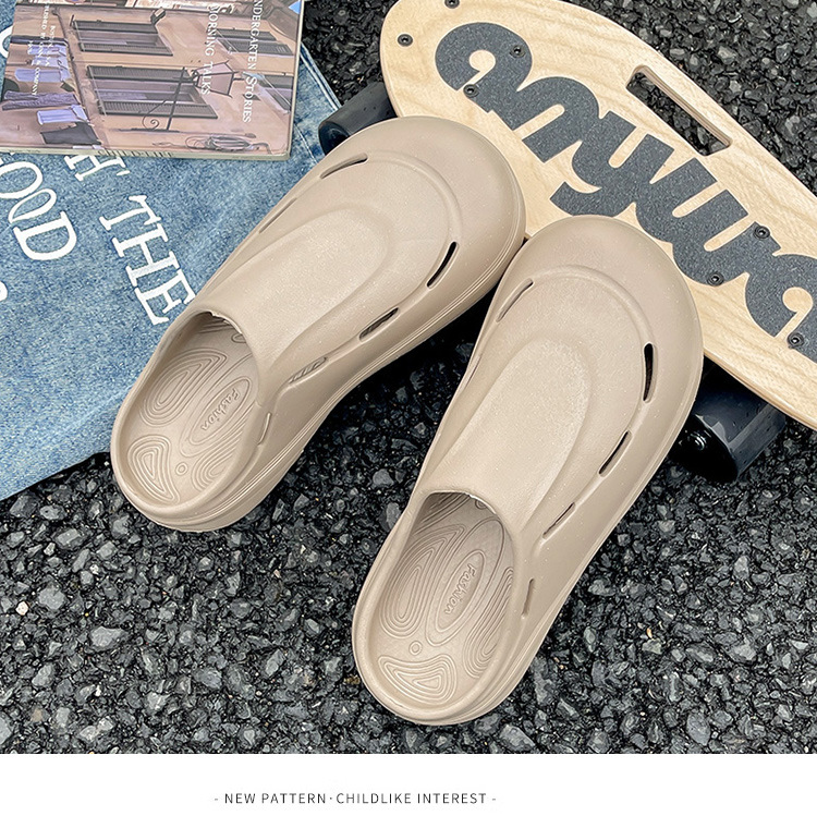 Chef Shoes Closed Toe Solid Color Comfortable Indoor Slip-ons_voghion.com