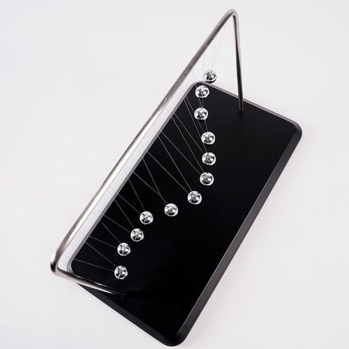 12-ball snake-shaped ornaments, mechanical curve pendulum ball, gift box, Newton pendulum desk decoration, pendulum wave
