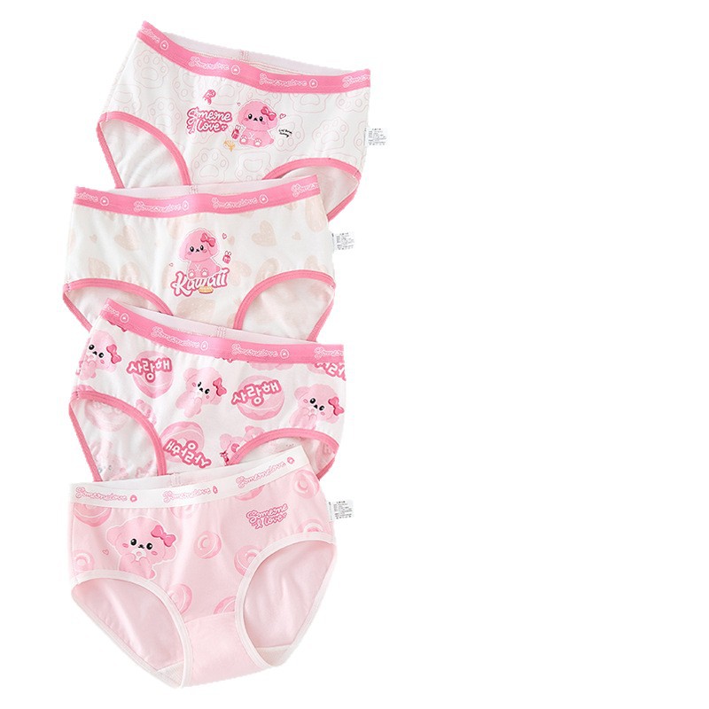 Pantalones infantiles niñas bebés niñas triángulo pantalones cortos de algodón para niños pequeños y grandes niños no tienen algodón para el verano