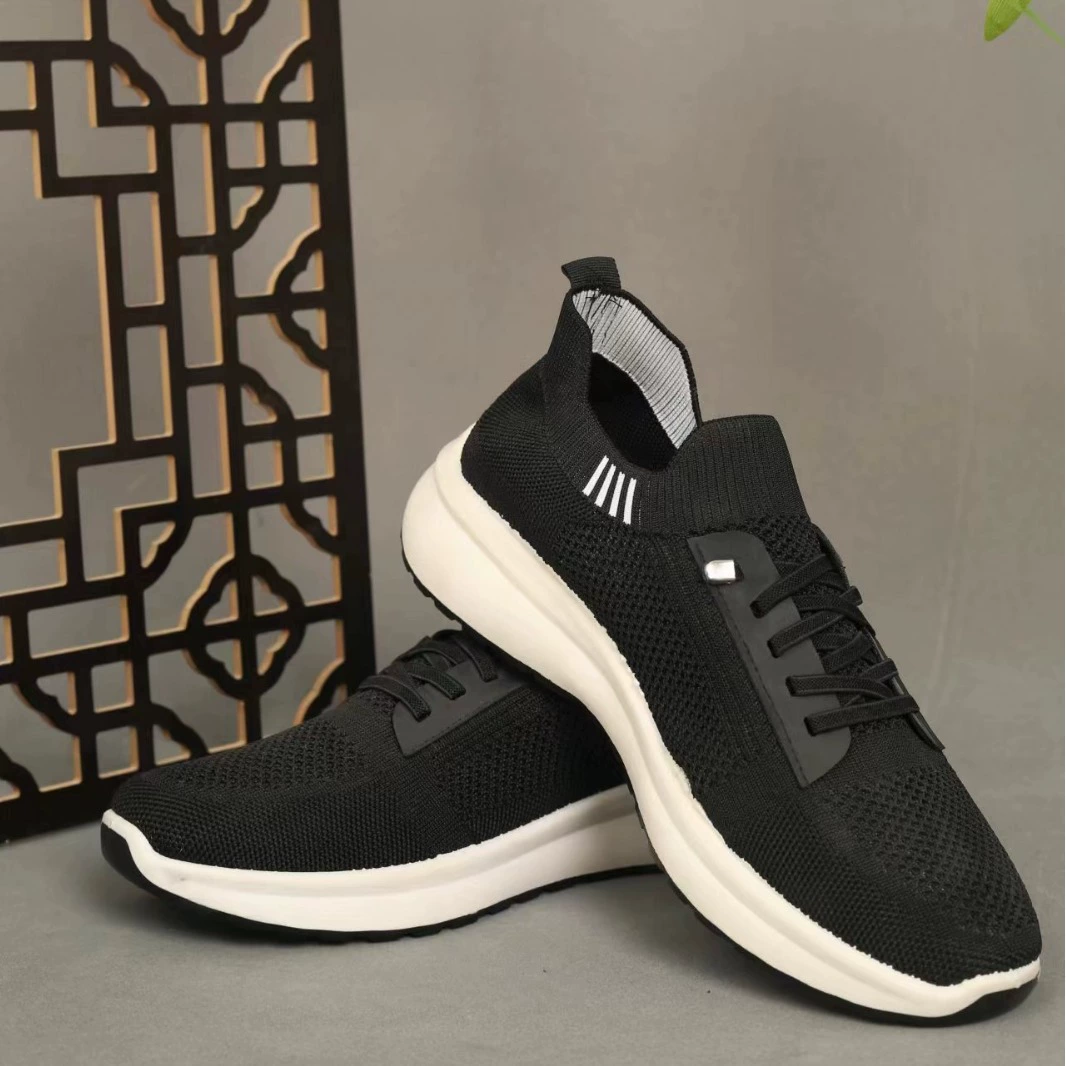 Men's autumn footwear for leisure, breathable comfortable sports shoes, socks