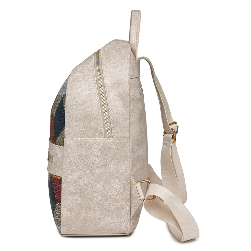 Mochila de cuero suave para mujer 2024 nuevo bolso de moda bolso de nicho de lujo ligero Mochila de viaje ligera de alta gama