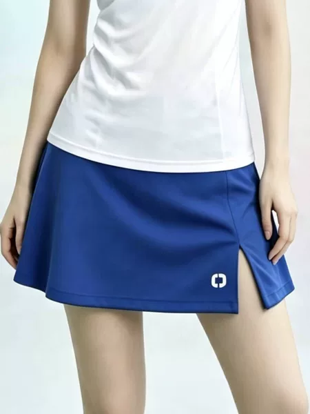 New Summer Blue Sports Tennis Skirt, Quick-Dry, Anti-Exposure, Casual Short Skirt