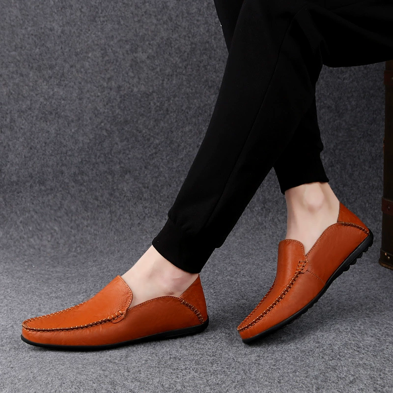 [На заказ] Мужские туфли-бини большого размера, 25 модных и трендовых дышащих туфель для ленивых, лоферы без шнуровки